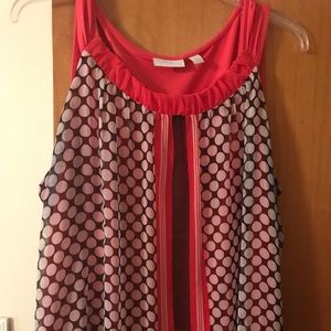 NY &Company red layered tank