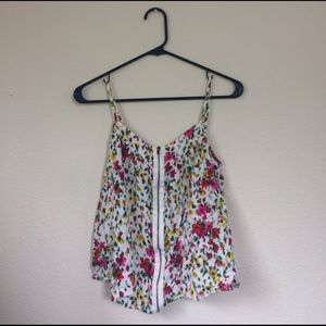 Forever 21 floral tank top