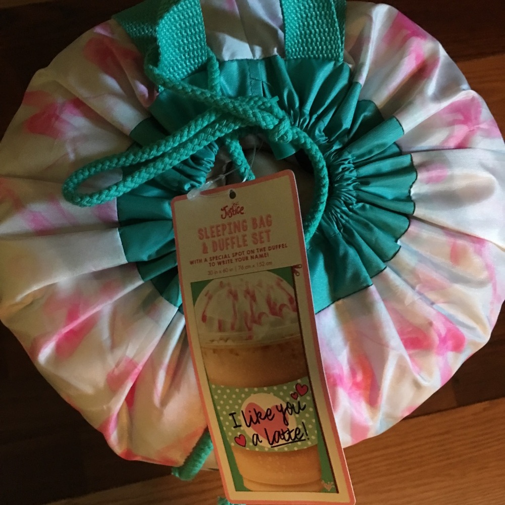 Justice "I Like You A Latte!" Sleeping Bag