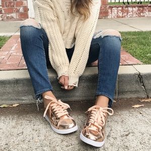 Shoes - Metallic Sneakers Shoes - Metallic Sneakers
