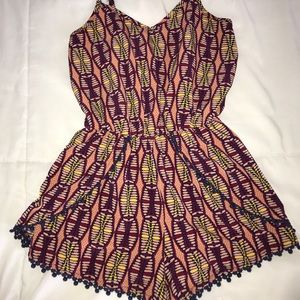 Xhiliration Multicolor Romper