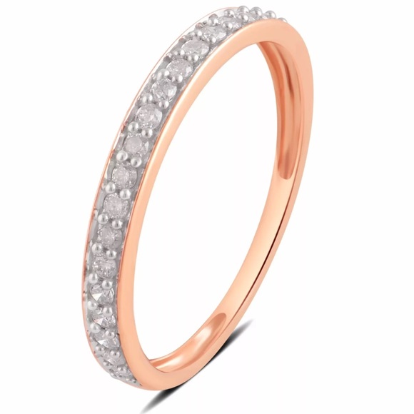 SALE🌟.25 CTW Natural Diamond 10K Gold Band - Picture 3 of 8