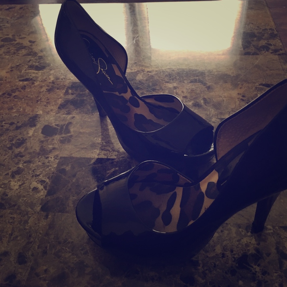 Black Jessica Simpson heels