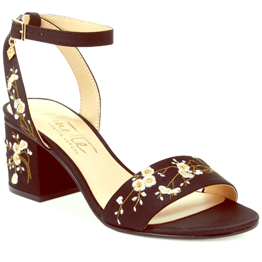 Nannette by Nannette Lenore Embroidered Sandal