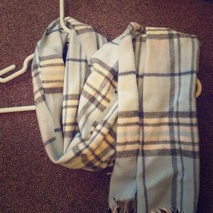 Baby blue scarf