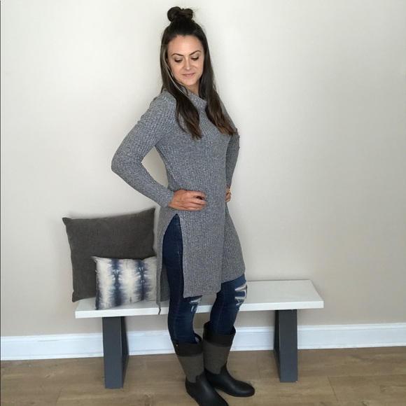 Sweaters - Tunic Cowl Sweater