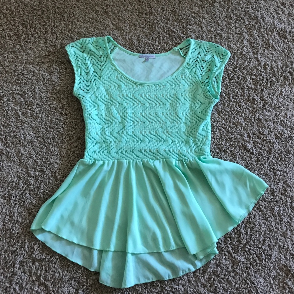Lace flowy top