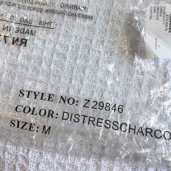 Cable & Gauge Enzyme Wash Mesh Back Tee Gray - Picture 3 of 7