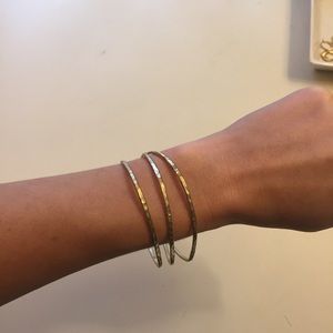 Anthropologie Gold Adjustable Bracelet