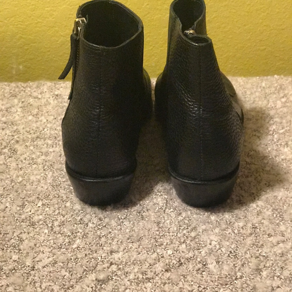 Black Leather Booties From J.crew - Picture 6 of 7