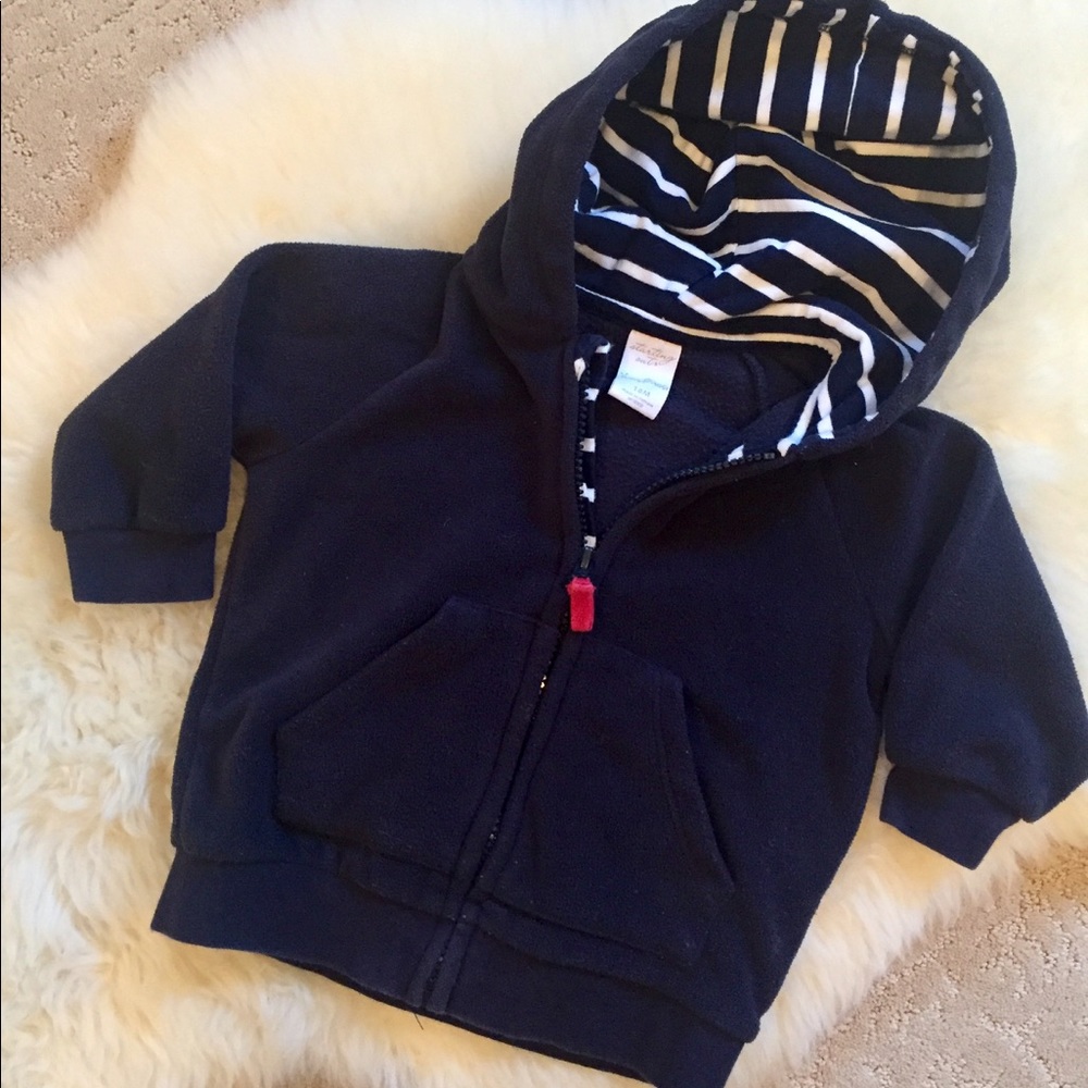 Starting Out Fleece Hooded Zip Up Sweatshirt