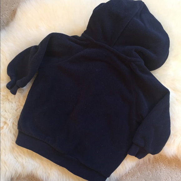 Starting Out Fleece Hooded Zip Up Sweatshirt - Picture 4 of 4