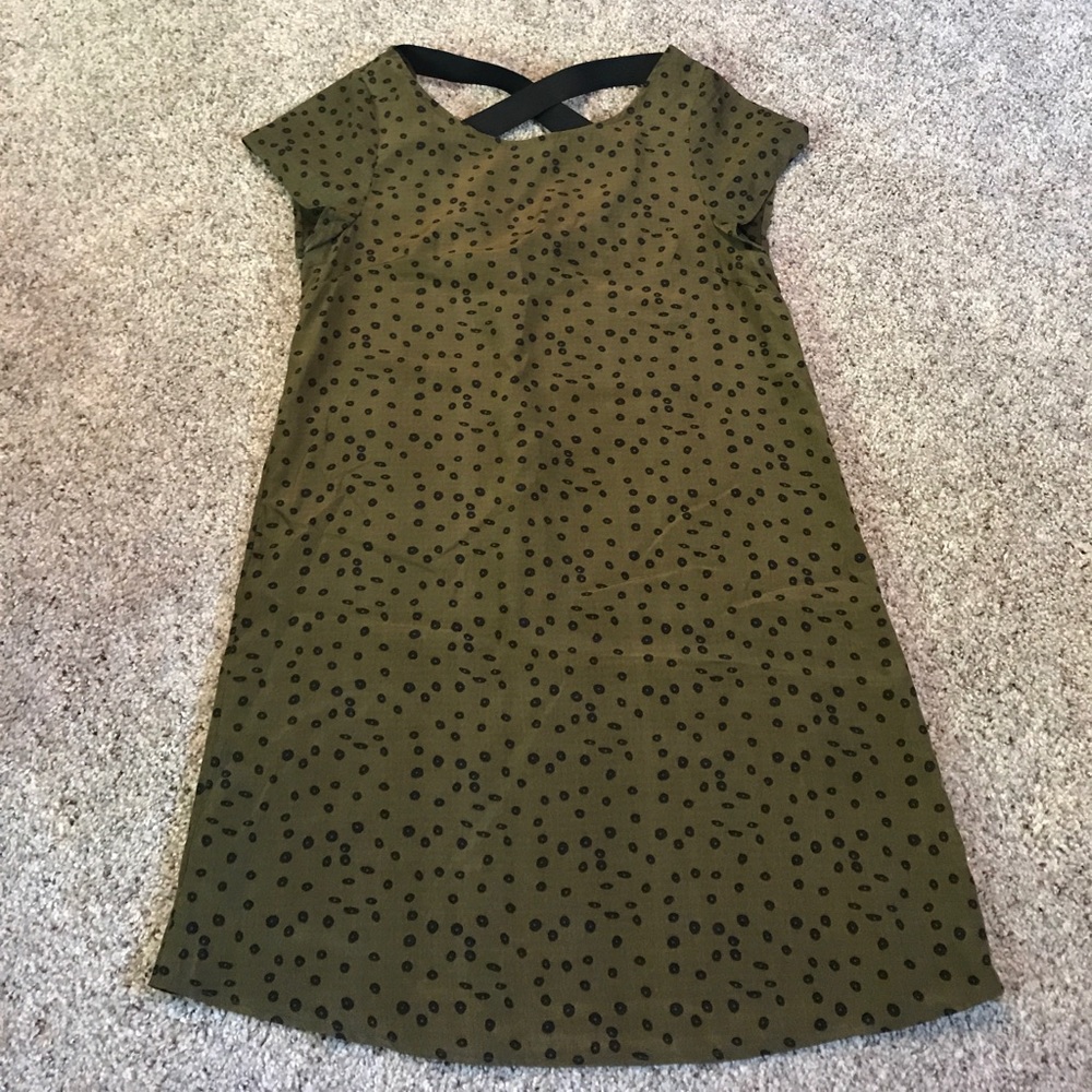 Olive Criss Cross Dress