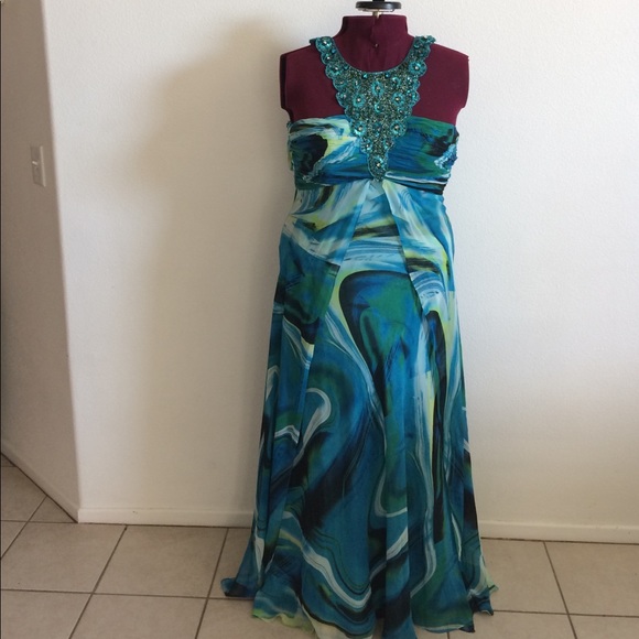 Cinderella collection Dresses & Skirts - Cinderella Divine Aqua Turquoise Dress size 16