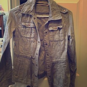 Gray Anthropologie Jacket