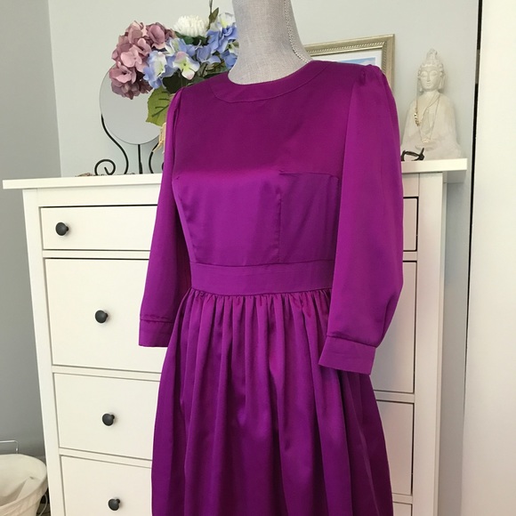 Beautiful silky costume made dress size S(4) Emily in Paris vibe - Picture 1 of 8