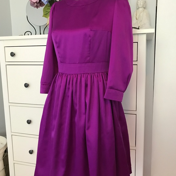 Beautiful silky costume made dress size S(4) Emily in Paris vibe - Picture 2 of 8