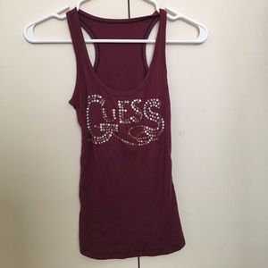 Guess Burgundy Tank Top *SOFT*
