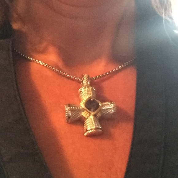 Judith Ripka Cross Pendant - Picture 3 of 4