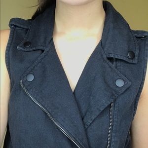Gypsy Warrior black sleeveless motto vest