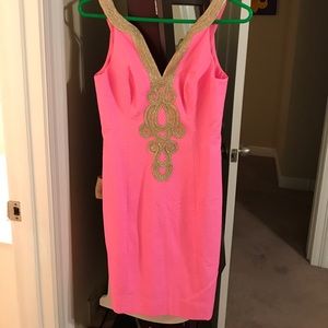 Lilly Pulitzer Emery Shift Dress in Pink Pout Lilly Pulitzer Emery Shift Dress in Pink Pout