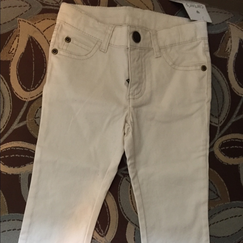 New Carter's white jeans