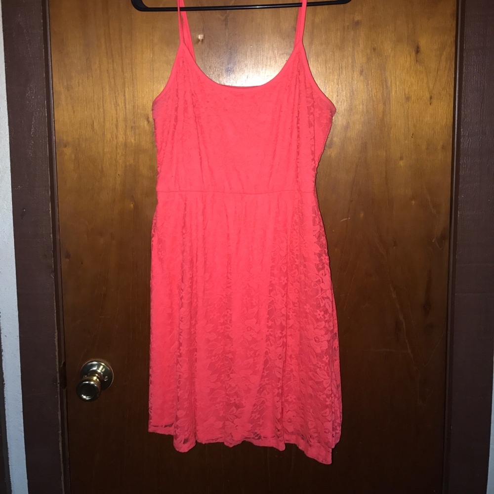 Coral dress