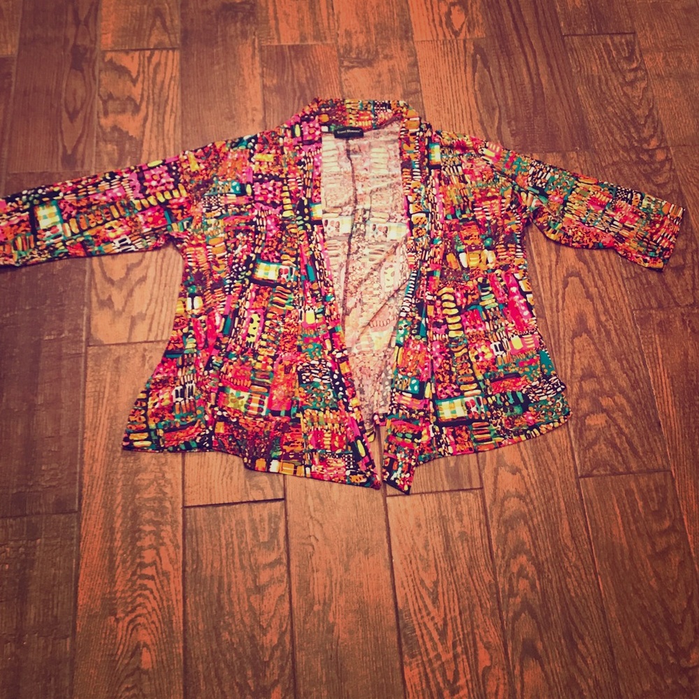 Colorful cardigan