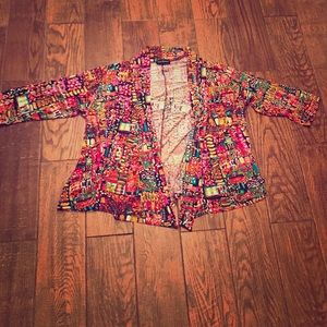 Colorful cardigan