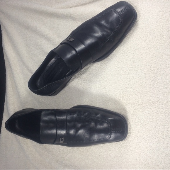 Men's Gucci black slip on logo loafers 12.5 D ! - Picture 3 of 8