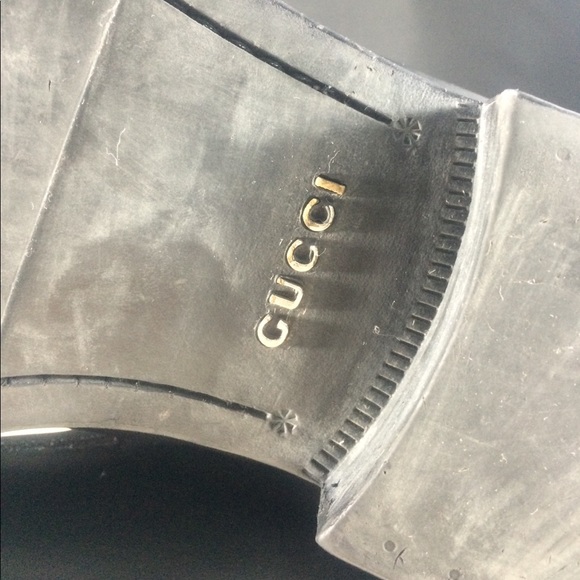 Men's Gucci black slip on logo loafers 12.5 D ! - Picture 8 of 8