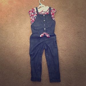 Overall/blouse set