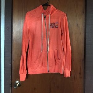 Zip up jacket from Siesta Key beach FL