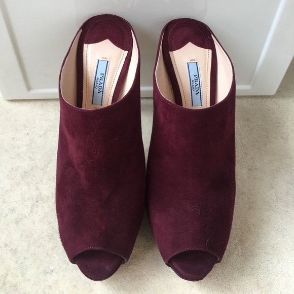 Prada Peep-toe Booties size 39.5 - Picture 2 of 4