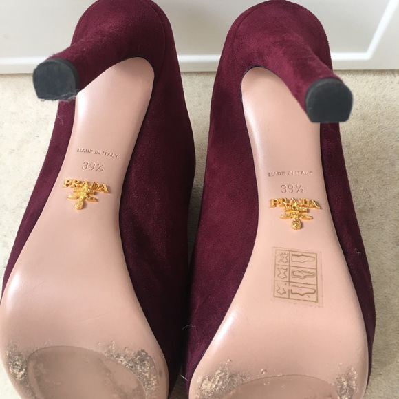 Prada Peep-toe Booties size 39.5 - Picture 4 of 4