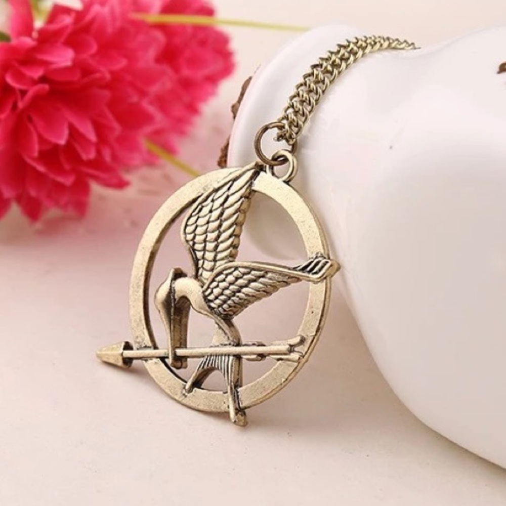 GOLD Hunger Games Necklace