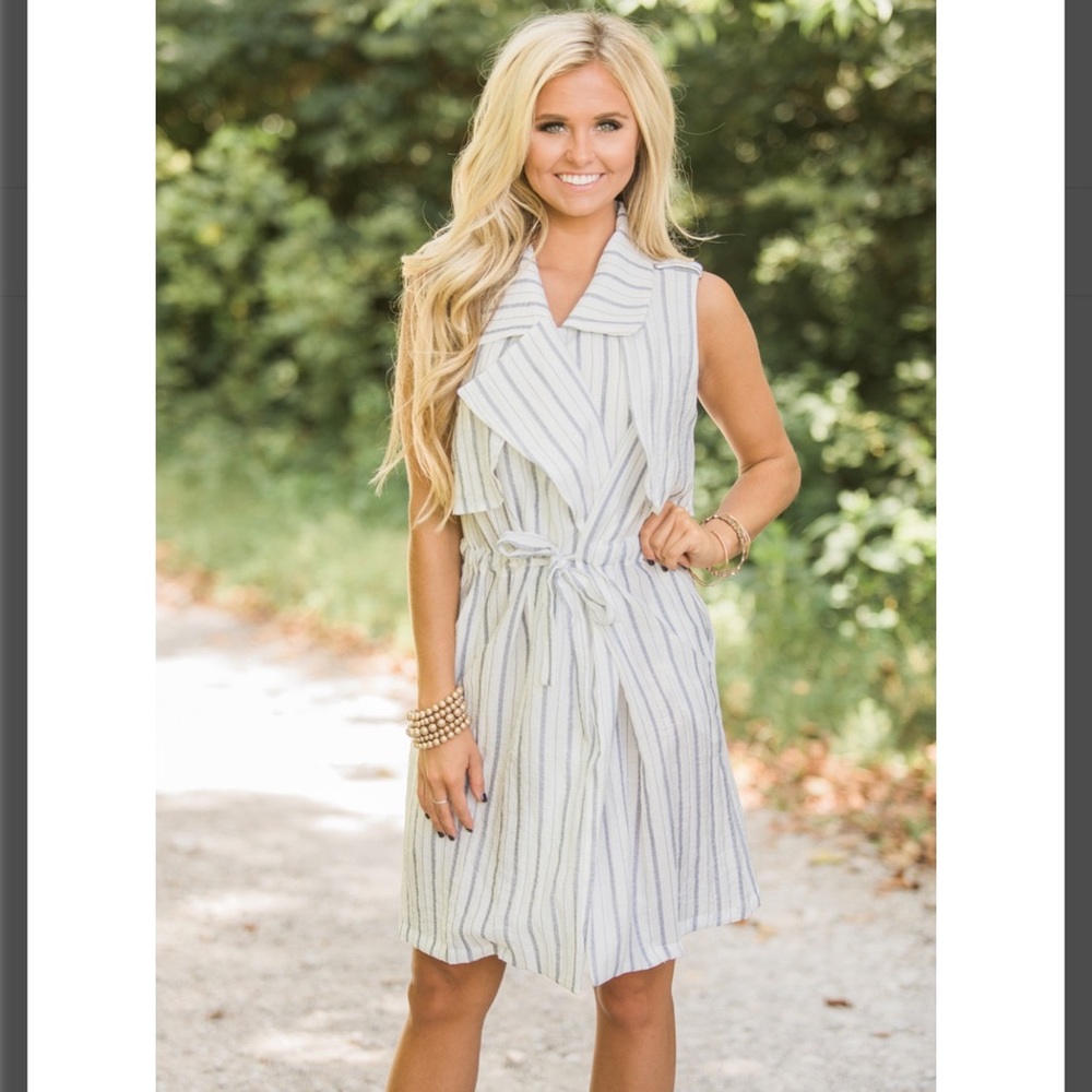 NWT Pink Lily "My Reliable Love" Striped Dress