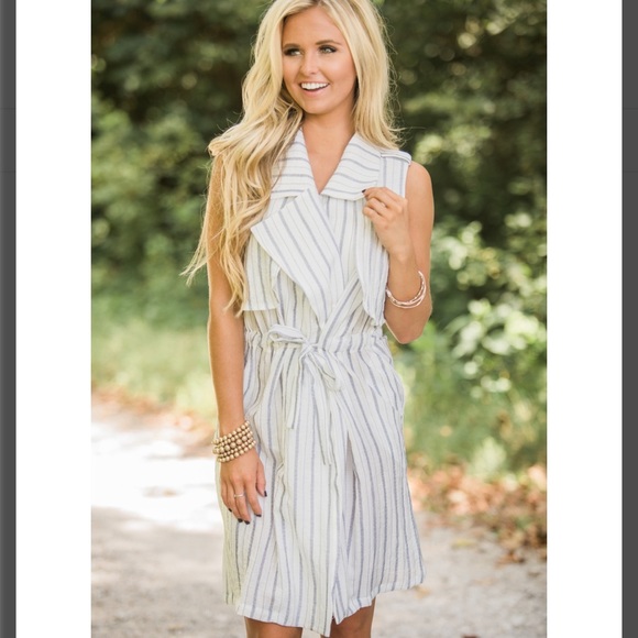 NWT Pink Lily "My Reliable Love" Striped Dress - Picture 3 of 5