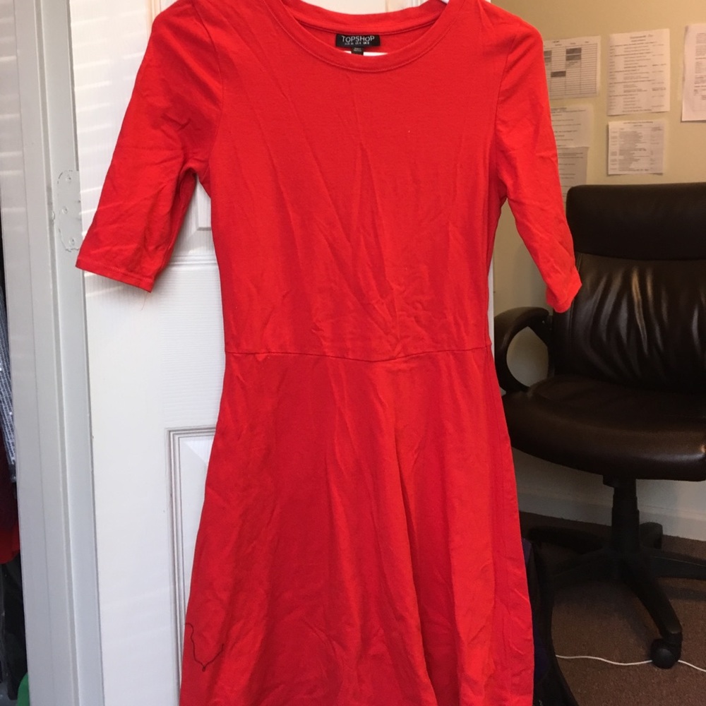 Red Nordstrom's dress