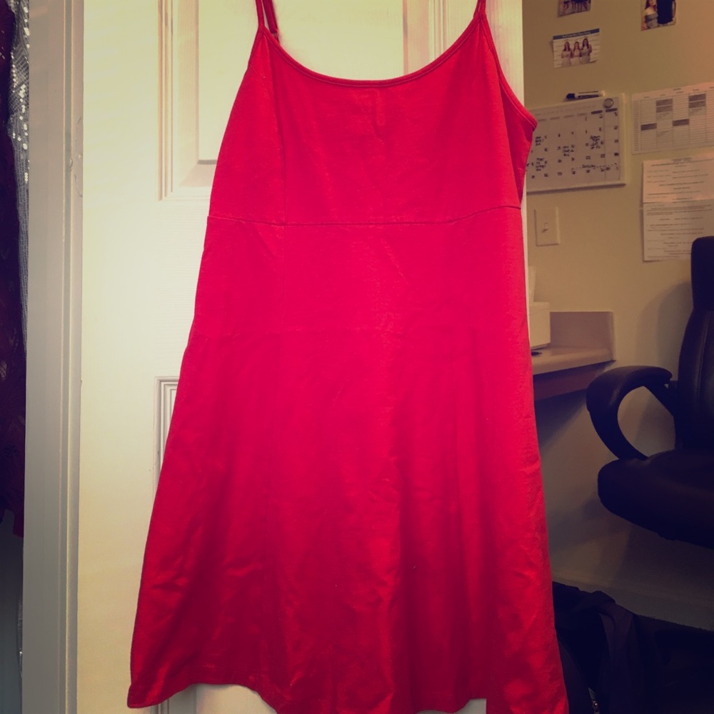Red dress F21