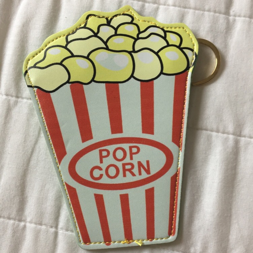 Popcorn Coin Keychain Bag - Picture 2 of 3