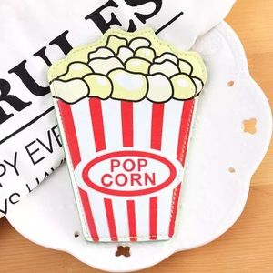 Popcorn Coin Keychain Bag