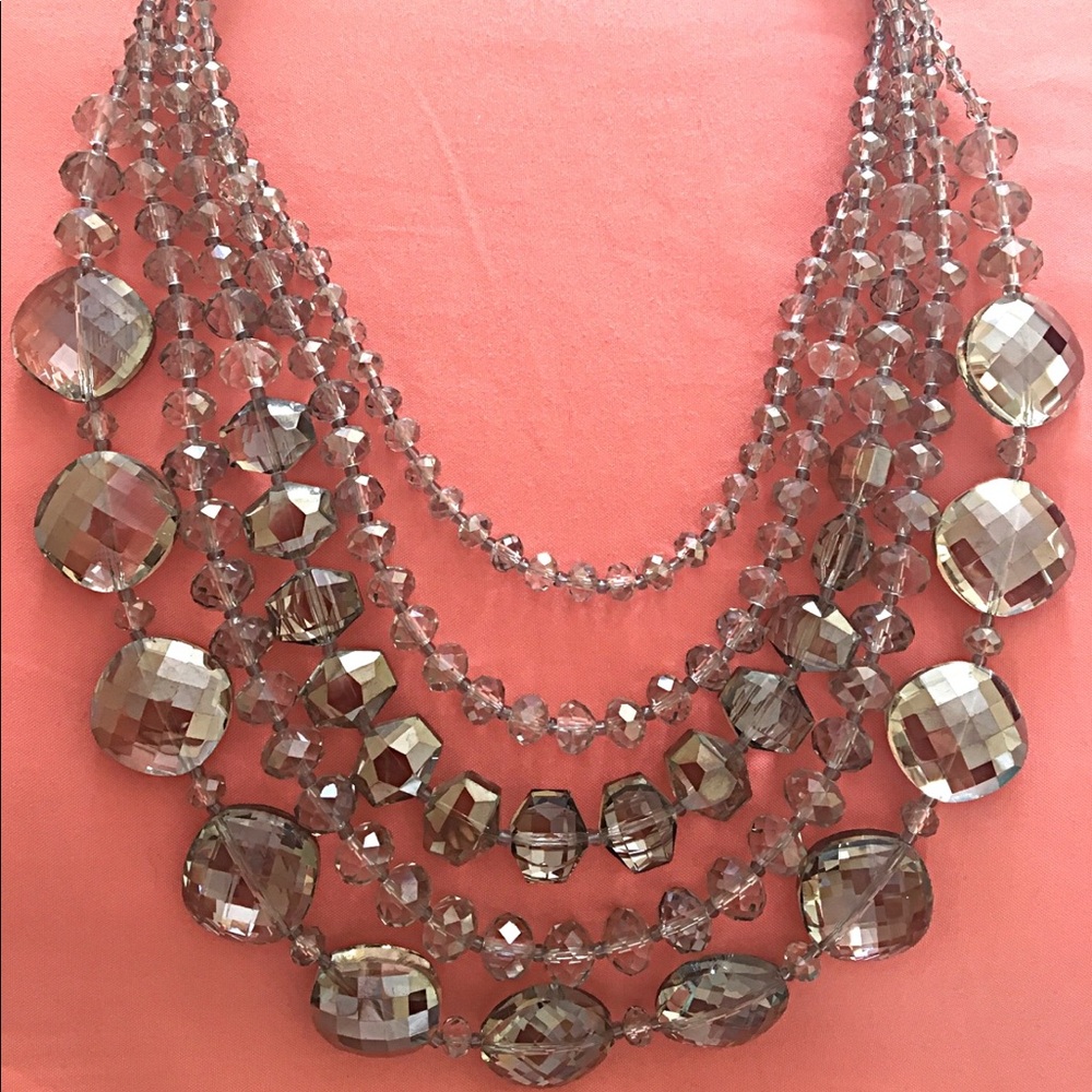 Swarovski crystal statement necklace