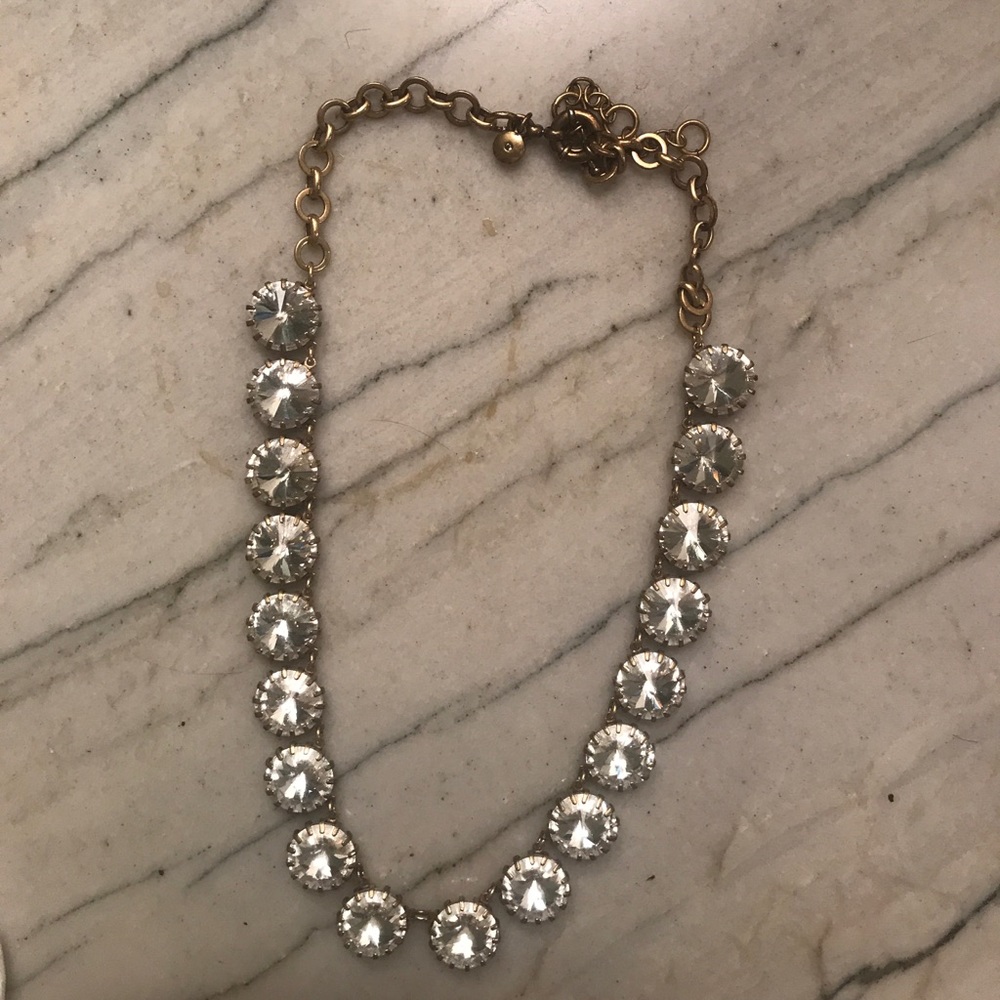 Jcrew crystal statement necklace
