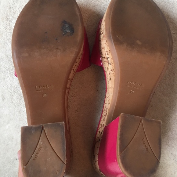 Prada platform cork sandals size 39 - Picture 3 of 6