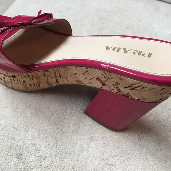 Prada platform cork sandals size 39 - Picture 4 of 6