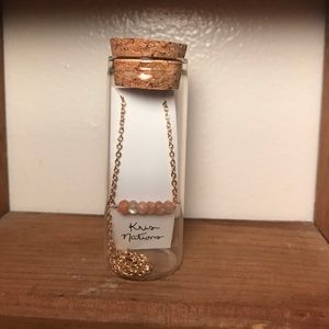 Kris Nations moonstone necklace