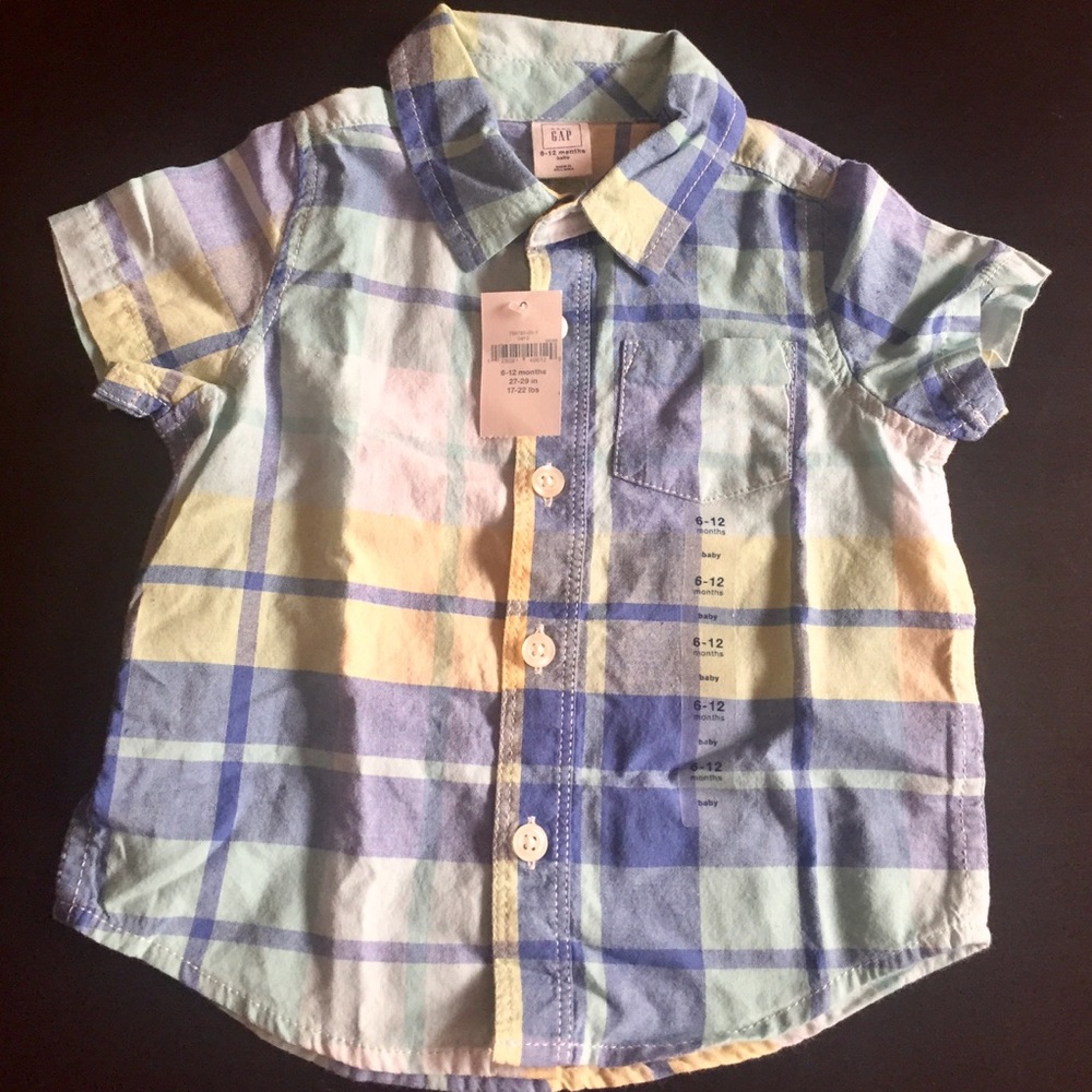 NWT BabyGap Plaid shirt