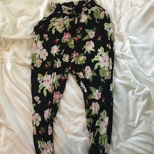 floral print harem pants / joggers