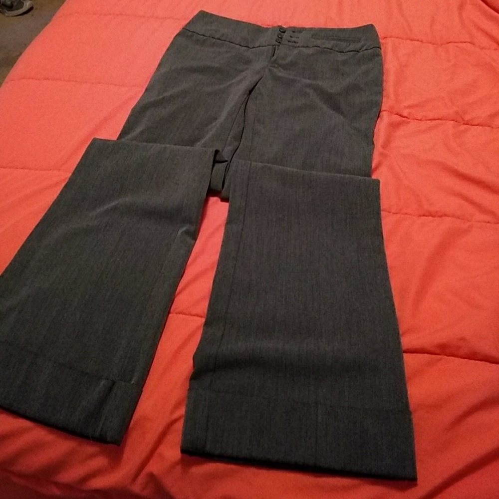Gray dress pants